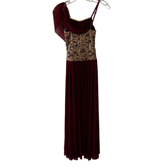 Revolution Girls Costume Dance Ice skating dress burgundy small adult size - Picture 3 of 16
